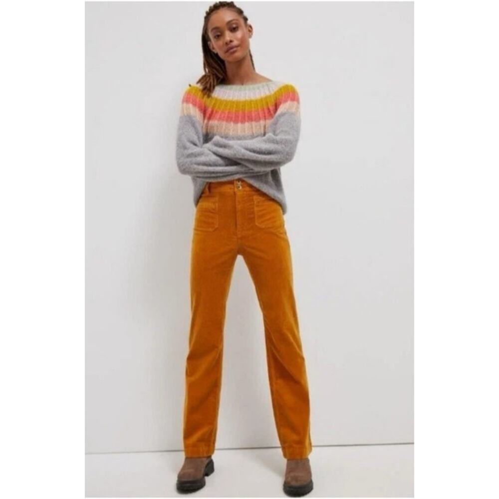 Anthropologie Pilcro High-Rise Bootcut Corduroy Pants Size 27